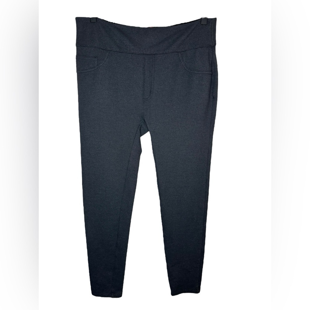 Spanx Jean-ish Ankle Leggings Size XL Dark Grey